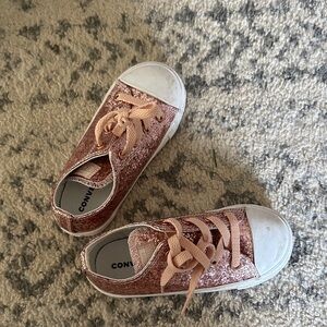 Converse Kids' Rose Glitter Sneakers